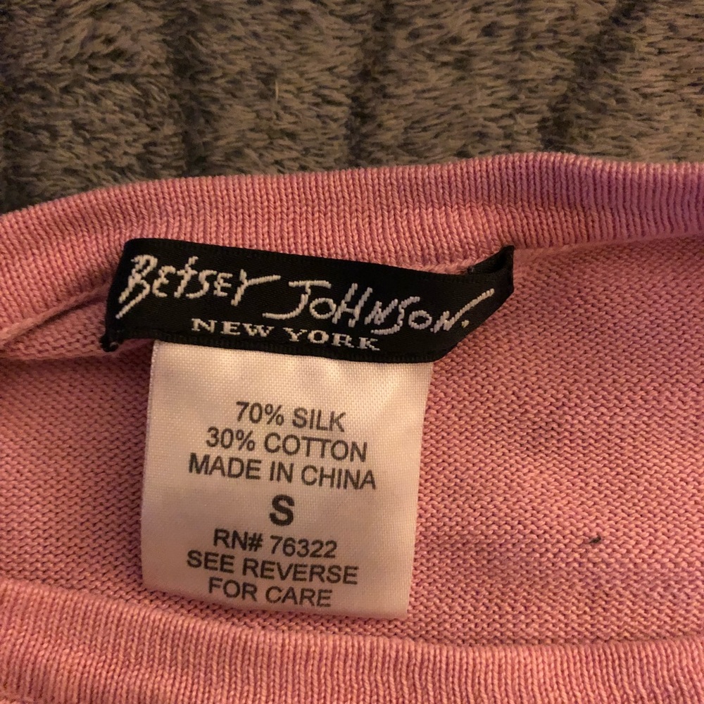 ❤️ Betsey Johnson Sweater Top ❤️ - Picture 5 of 8